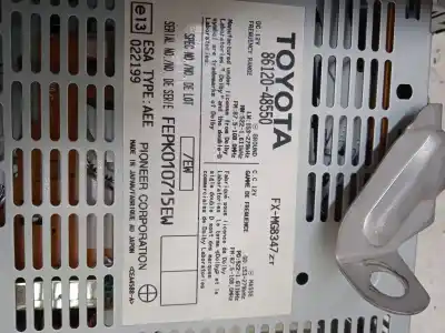 Автозапчастина б/у аудіо система / радіо cd для lexus rx 400h посилання на oem iam 8612048550  