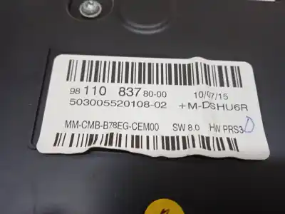 Peça sobressalente para automóvel em segunda mão quadrante por citroen c4 picasso feel referências oem iam 9811083780  