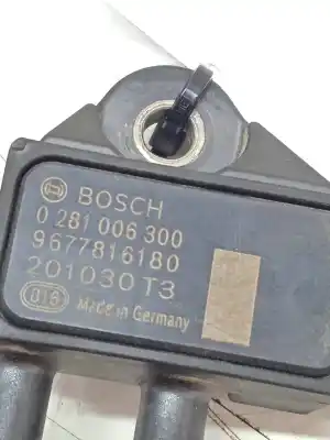 Peça sobressalente para automóvel em segunda mão sensor por citroen c4 picasso feel referências oem iam 0281006300  