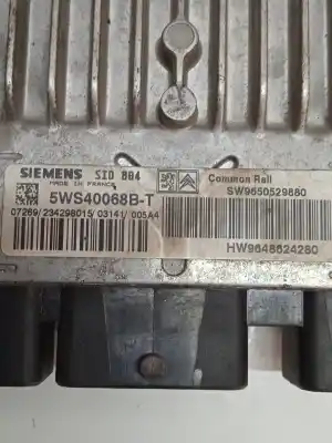 Second-hand car spare part ecu engine control for citroen c3 1.4 hdi exclusive oem iam references 9650529880  