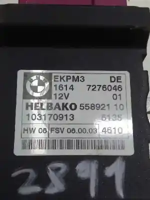 Second-hand car spare part electronic module for bmw serie 1 berlina (e81/e87) 118d oem iam references 7276046  bmw serie 1