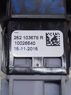 Second-hand car spare part switch for renault clio iv limited oem iam references 252103678r  