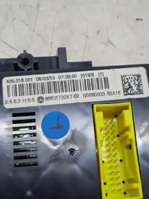 Peça sobressalente para automóvel em segunda mão comando de sofagem (chauffage / ar condicionado)  por citroen c3 exclusive referências oem iam 96831720xt  