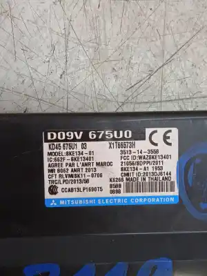Second-hand car spare part electronic module for mazda cx-3 exclusive-line oem iam references d09v675u0  