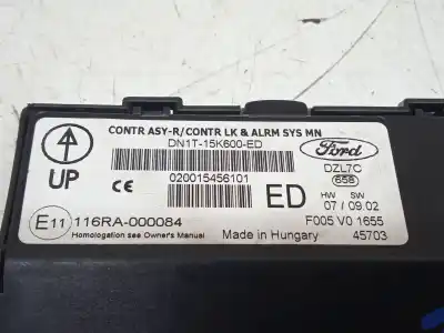 Second-hand car spare part electronic module for ford fiesta (ccn) ambiente oem iam references dn1t15k600ed  