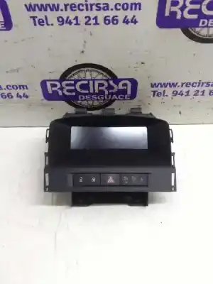Second-hand car spare part multifunction display for opel astra j lim. cosmo oem iam references 565412769