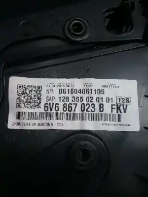 Автозапчастина б/у обкітка задніх лівіх дверей для skoda fabia active посилання на oem iam 6v6867023b   Автозапчастина б/у обкітка задніх лівіх дверей для skoda fabia active посилання на oem iam 6v6867023b