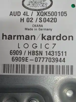 Автозапчастина б/у електронний модуль для land rover range rover (lm) 3.6 td v8 посилання на oem iam xqk500105  