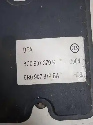 Peça sobressalente para automóvel em segunda mão abs por skoda fabia active referências oem iam 6c0907379k  