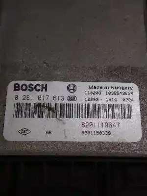 Second-hand car spare part ecu engine control for renault laguna coupe gt oem iam references 0281017613  