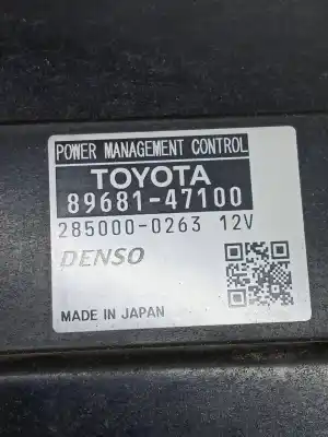Peça sobressalente para automóvel em segunda mão módulo eletrônico por toyota prius (nhw30) plug-in hybrid advance referências oem iam 8968147100  