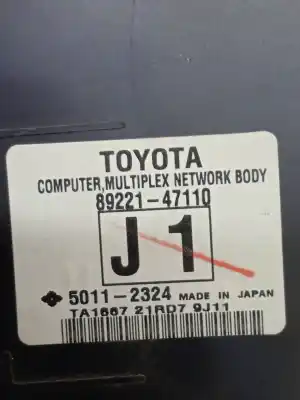 Pièce détachée automobile d'occasion module électronique pour toyota prius (nhw30) plug-in hybrid advance références oem iam 8922147110  