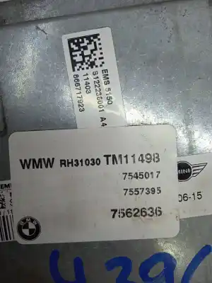 Second-hand car spare part ecu engine control for mini cabrio (r52) cooper s oem iam references 7545017  