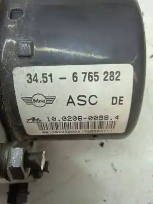 Peça sobressalente para automóvel em segunda mão abs por mini cabrio (r52) cooper s referências oem iam 34516765282  