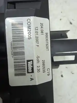 Second-hand car spare part multifunction switch for peugeot 207 x-line oem iam references 96630732xt  