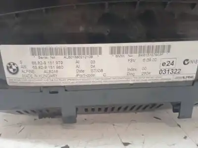 Second-hand car spare part multifunction display for bmw serie 3 coupe (e92) 330xd oem iam references 65829151979  serie 3 e92