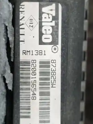 Peça sobressalente para automóvel em segunda mão radiador de água por renault clio ii fase ii (b/cb0) authentique referências oem iam 8200156548  