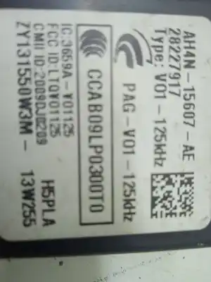 Second-hand car spare part electronic module for land rover evoque hse dynamic oem iam references ah4n15607ae  