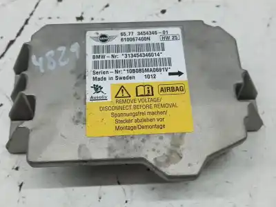 Peça sobressalente para automóvel em segunda mão kit airbag por mini mini (r56) cooper d referências oem iam 2755735  