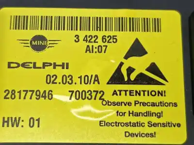 Pezzo di ricambio per auto di seconda mano luce interna per mini mini (r56) cooper d riferimenti oem iam 3422625  