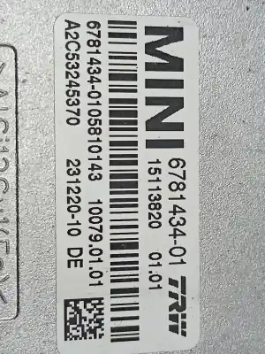 Pezzo di ricambio per auto di seconda mano modulo elettronico per mini mini (r56) cooper d riferimenti oem iam 6781434  