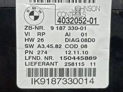 Peça sobressalente para automóvel em segunda mão quadrante por bmw serie 1 berlina (e81/e87) 118d referências oem iam 9187330  bmw serie 1