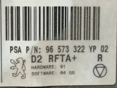 Peça sobressalente para automóvel em segunda mão comando de sofagem (chauffage / ar condicionado) por peugeot 407 premium referências oem iam 96573322yp 175 