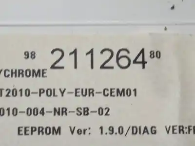 Peça sobressalente para automóvel em segunda mão quadrante por peugeot 208 tech edition blue hdi referências oem iam 9821126480  