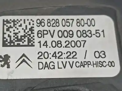 Peça sobressalente para automóvel em segunda mão pedal acelerador por citroen c3 1.6 16v hdi fap referências oem iam 9682805780 201 