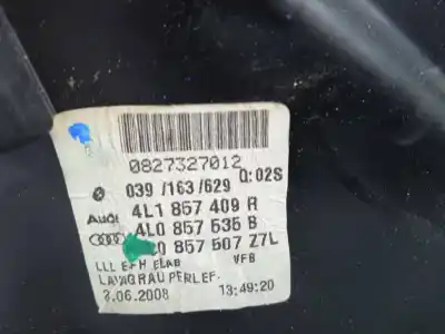 Автозапчастина б/у ліве дзеркало для audi q7 (4l) v6 3.0 tdi (176kw) ambiente посилання на oem iam 4l1857535b  