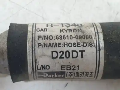 Second-hand car spare part air conditioning pipes for ssangyong kyron 200 xdi premium 4wd oem iam references 6861009000  