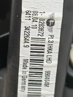 Peça sobressalente para automóvel em segunda mão ventilador de aquecimento por mini mini (r56) cooper d referências oem iam 64113422644  