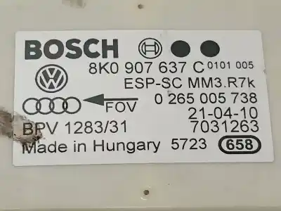Автозапчасти б/у датчик за audi a5 coupe (8t) 3.0 v6 24v tdi ссылки oem iam 8k0907637c  