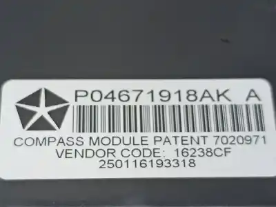 Автозапчастина б/у електронний модуль для lancia thema platinum посилання на oem iam p04671918ak  