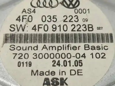 Pezzo di ricambio per auto di seconda mano modulo elettronico per audi a6 berlina (4f2) 3.0 v6 24v tdi riferimenti oem iam 4f0035223  