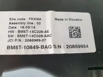 Second-hand car spare part dashboard for ford c-max trend oem iam references bm5t10849bag  