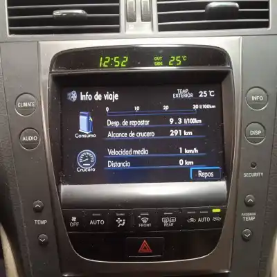 Автозапчасти б/у аудиосистема / радио cd за lexus gs (gs/us/ws19) 300 ссылки oem iam 8611130630  