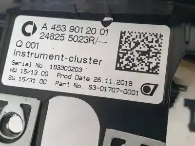 Peça sobressalente para automóvel em segunda mão quadrante por smart forfour electric drive (453.091) referências oem iam a4539012001  