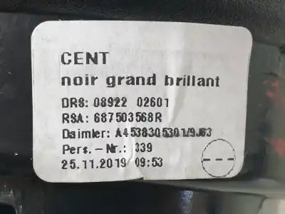 Tweedehands auto-onderdeel beluchting grille voor smart forfour electric drive (453.091) oem iam-referenties a453830530  