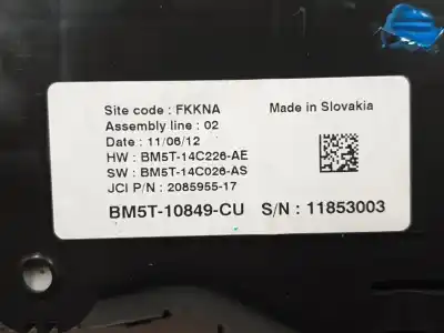 Автозапчасти б/у приборная доска за ford c-max urban ссылки oem iam bm5t10849cu  bm5t10849cu