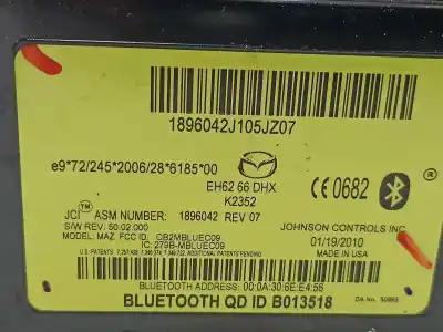 Second-hand car spare part electronic module for mazda cx-7 (er) style oem iam references eh6266dhx  
