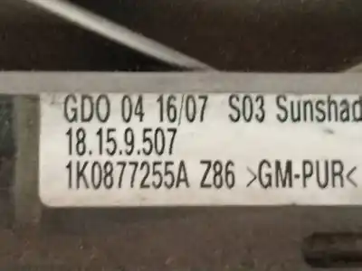 İkinci el araba yedek parçası tavan için seat leon (1p1) fr 1 oem iam referansları 1k0877255a 254 265464573254