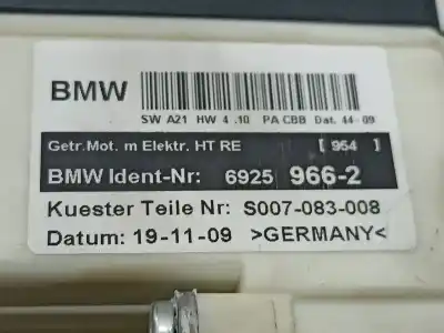 Peça sobressalente para automóvel em segunda mão elevador de vidros traseiro direito por bmw x3 (e83) xdrive 20d referências oem iam 6925966  