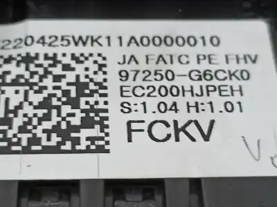 Автозапчастина б/у клімат-контроль для kia picanto (ja) edition 7 посилання на oem iam 97250g6ck0  
