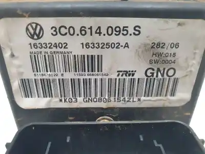 Peça sobressalente para automóvel em segunda mão abs por volkswagen passat variant (3c5) advance referências oem iam 3c0614095s  