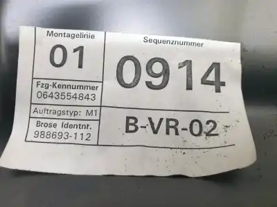 Автозапчасти б/у регулятор стекла переднего правого за volkswagen passat variant (3c5) advance ссылки oem iam 988693112  