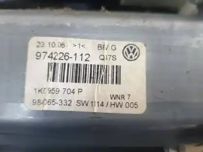 Автозапчасти б/у задний правый стеклорегулятор за volkswagen passat variant (3c5) advance ссылки oem iam 974226112  