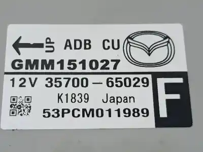 Second-hand car spare part electronic module for mazda 6 lim. (gh) (.2012->) luxury oem iam references gmm151027  