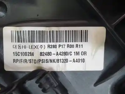 Second-hand car spare part passenger side right window regulator for kia carens ( ) basic oem iam references 82480a4280c  