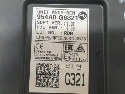 Second-hand car spare part electronic module for kia picanto (ja) edition 7 oem iam references 954a0g6321  